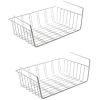Urban Design Juego de 2 cestas Colgantes de Metal para armarios de Cocina- armarios roperos- estanterías- armarios…